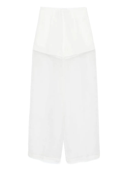Sheer Palazzo Pants