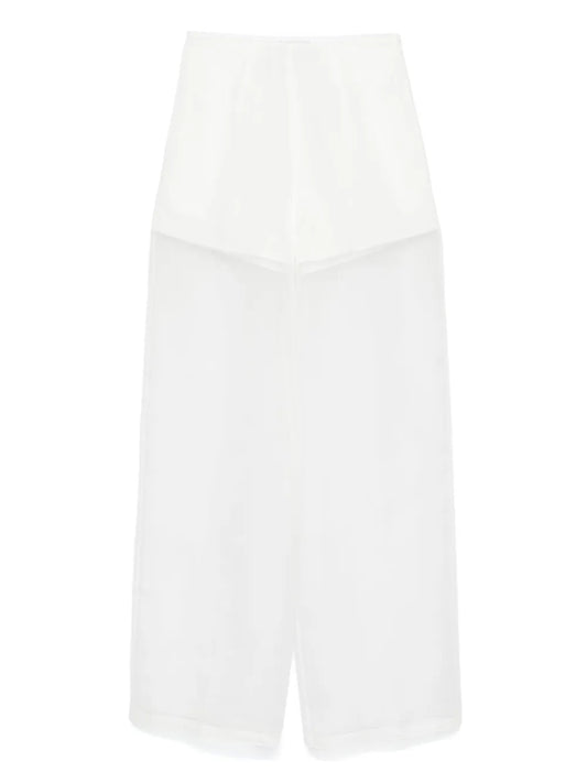 Sheer Palazzo Pants