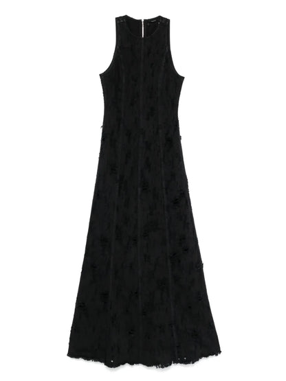 Distressed Maxi Dress