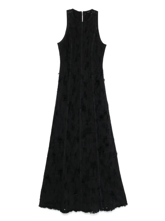 Distressed Maxi Dress