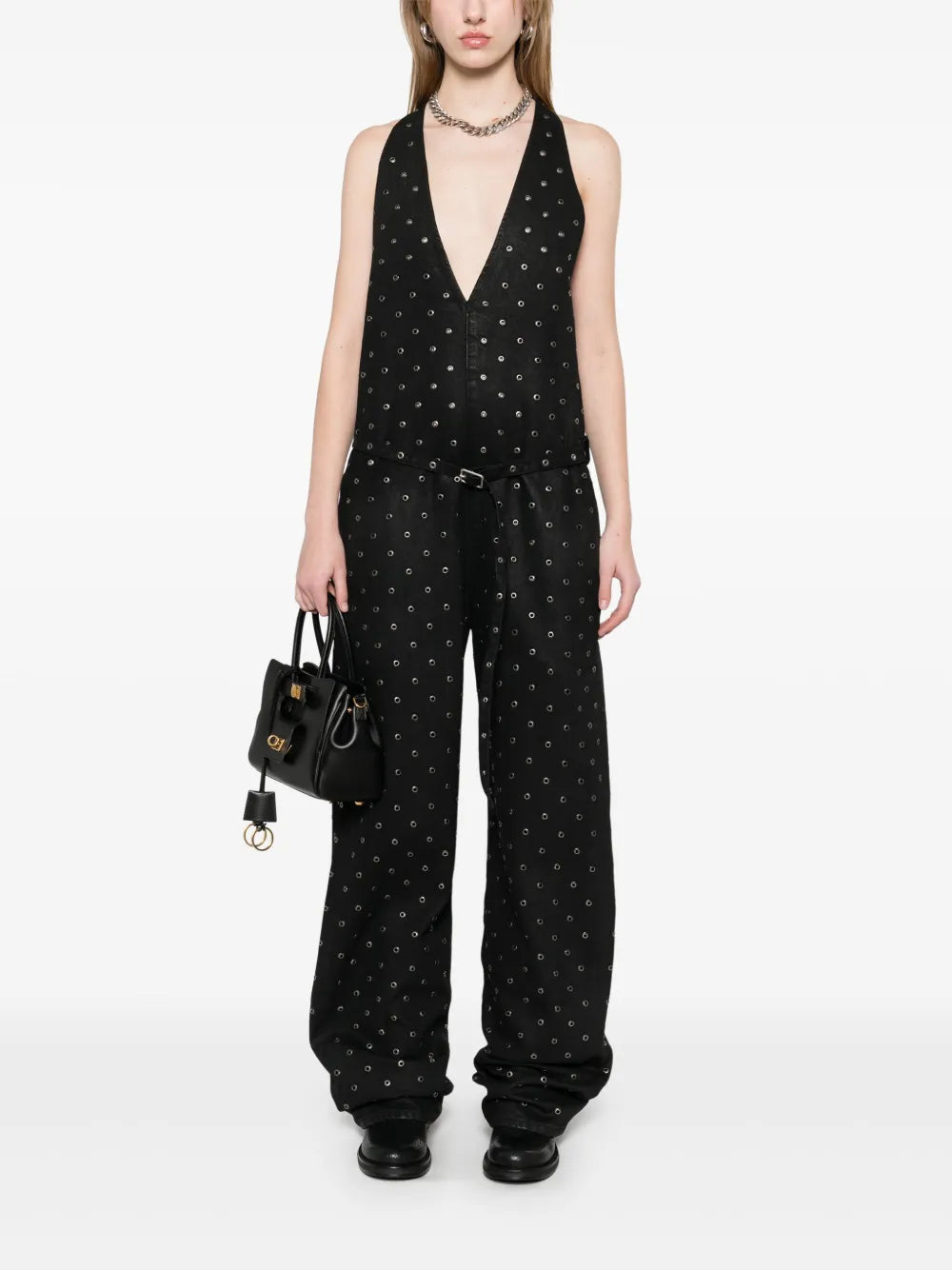 Eyelet Jumpsuit