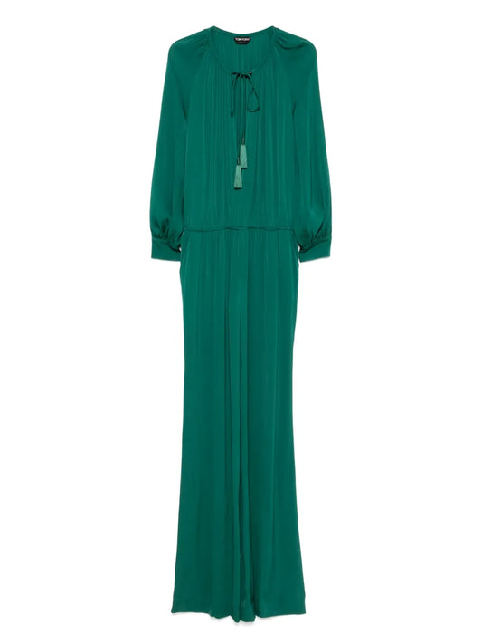 Tie-Neck Jumpsuit