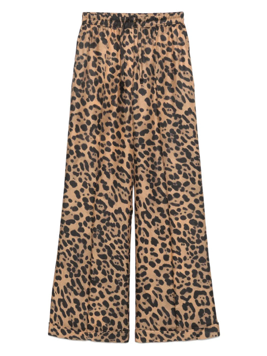 Leopard-Print Trousers