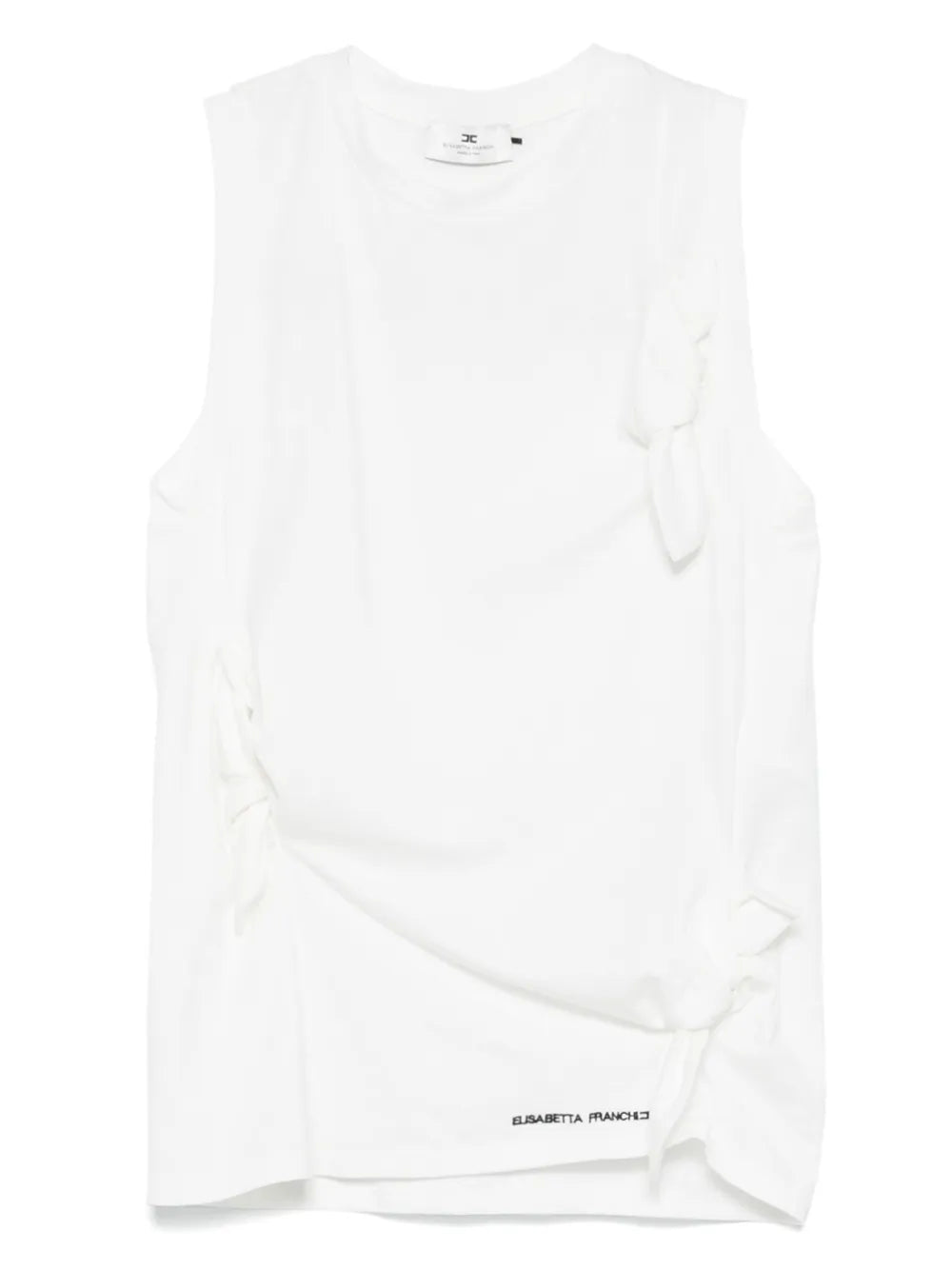Bow-Detail Jersey Tank Top