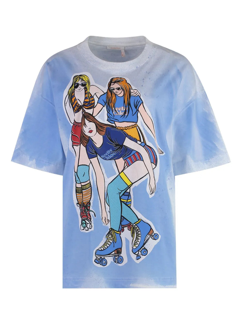 Graphic-Print Oversized T-Shirt