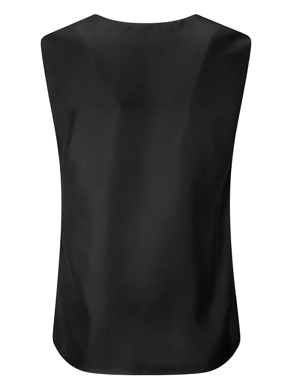 Satin-Effect Sleeveless Top
