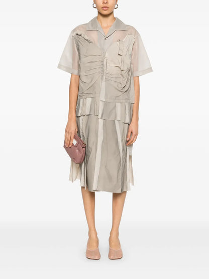 Panelled Midi Dress