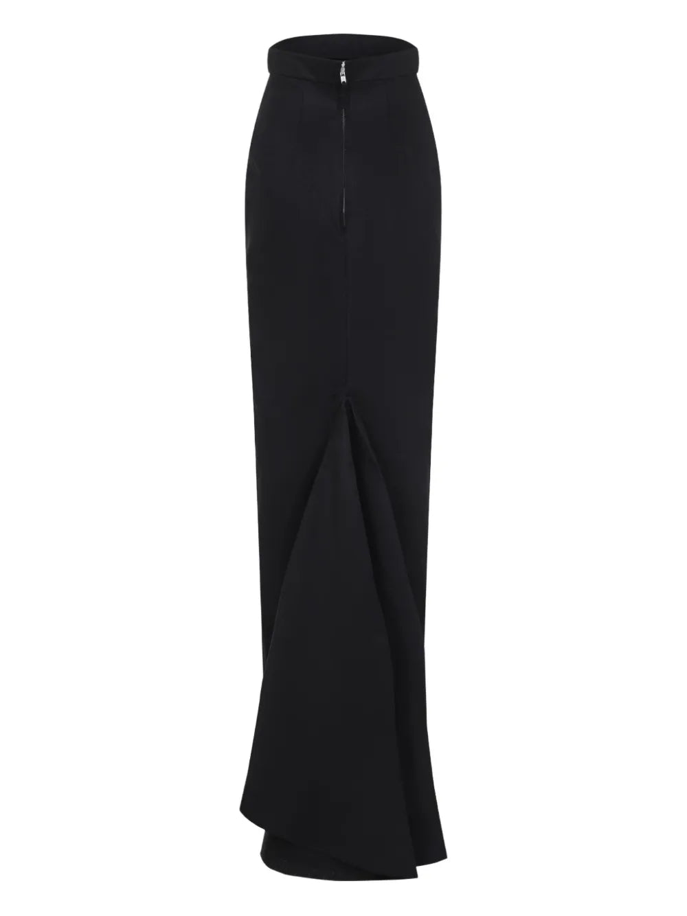Draped-Detail Maxi Skirt