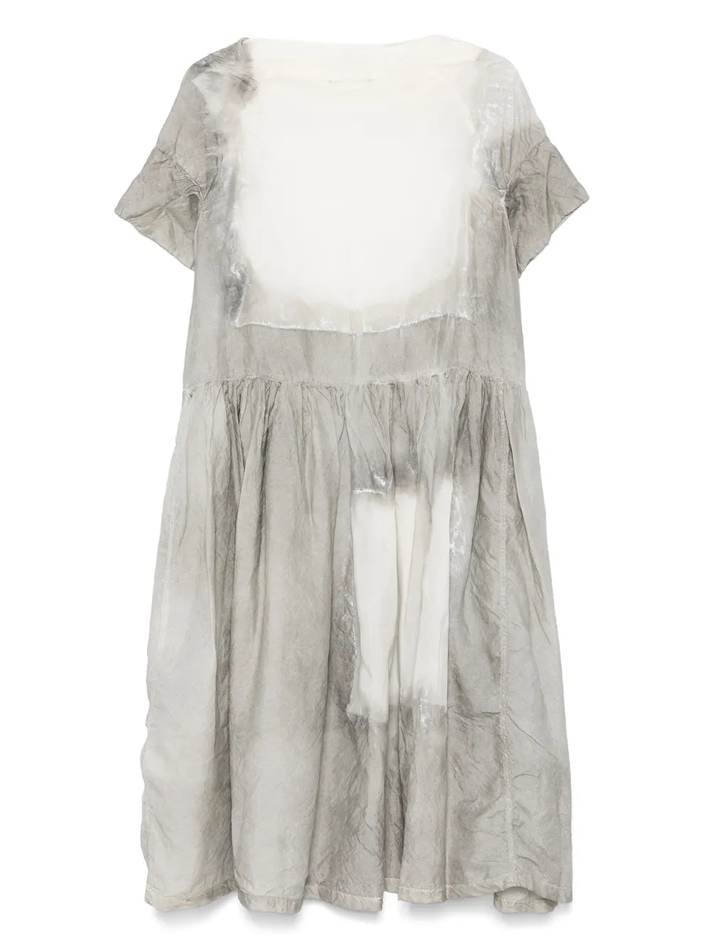 Painted-Effect Midi Dress