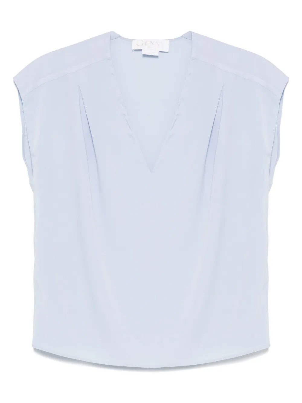 Cap-Sleeve Blouse