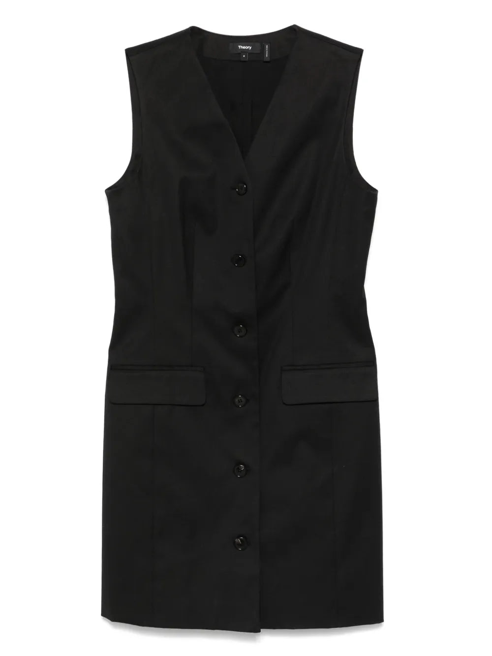 Blazer-Style Sleeveless Mini Dress