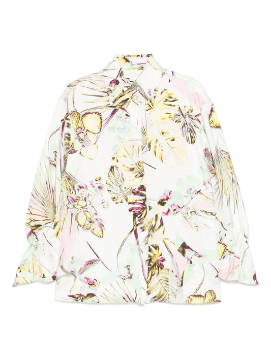 Floral-Print Shirt