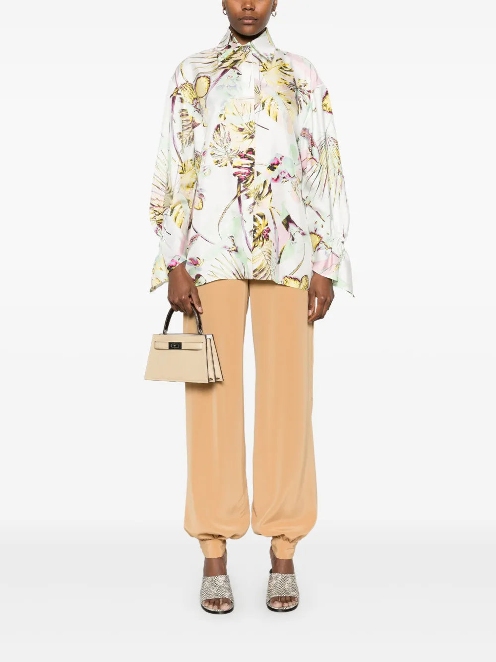 Floral-Print Shirt