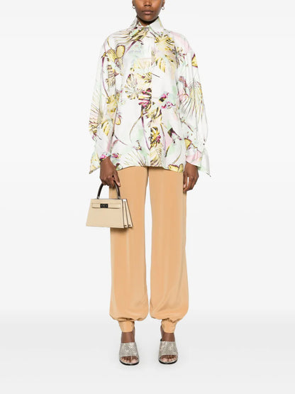 Floral-Print Shirt