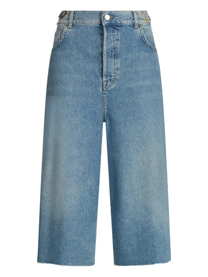 Denim Bermuda Shorts