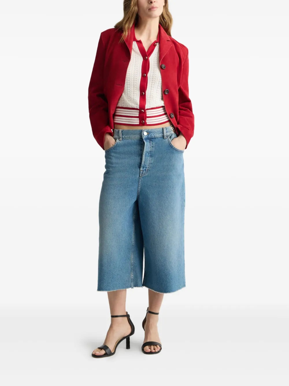 Denim Bermuda Shorts