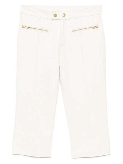 Downtown Leather Cropped Trousers