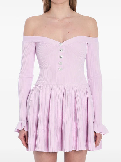 Ribbed Mini Dress