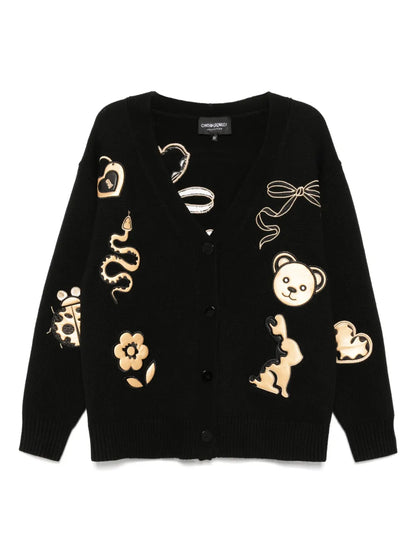Playful Patchwork Cardigan