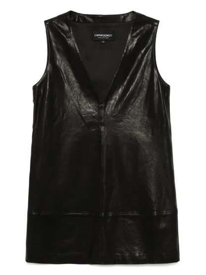 Downtown Leather Dress