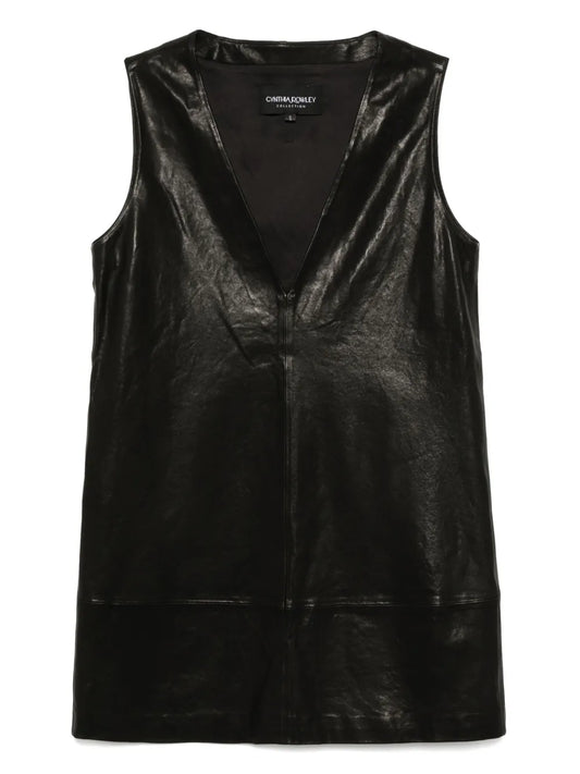 Downtown Leather Dress