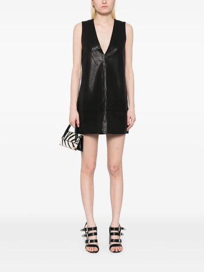 Downtown Leather Dress