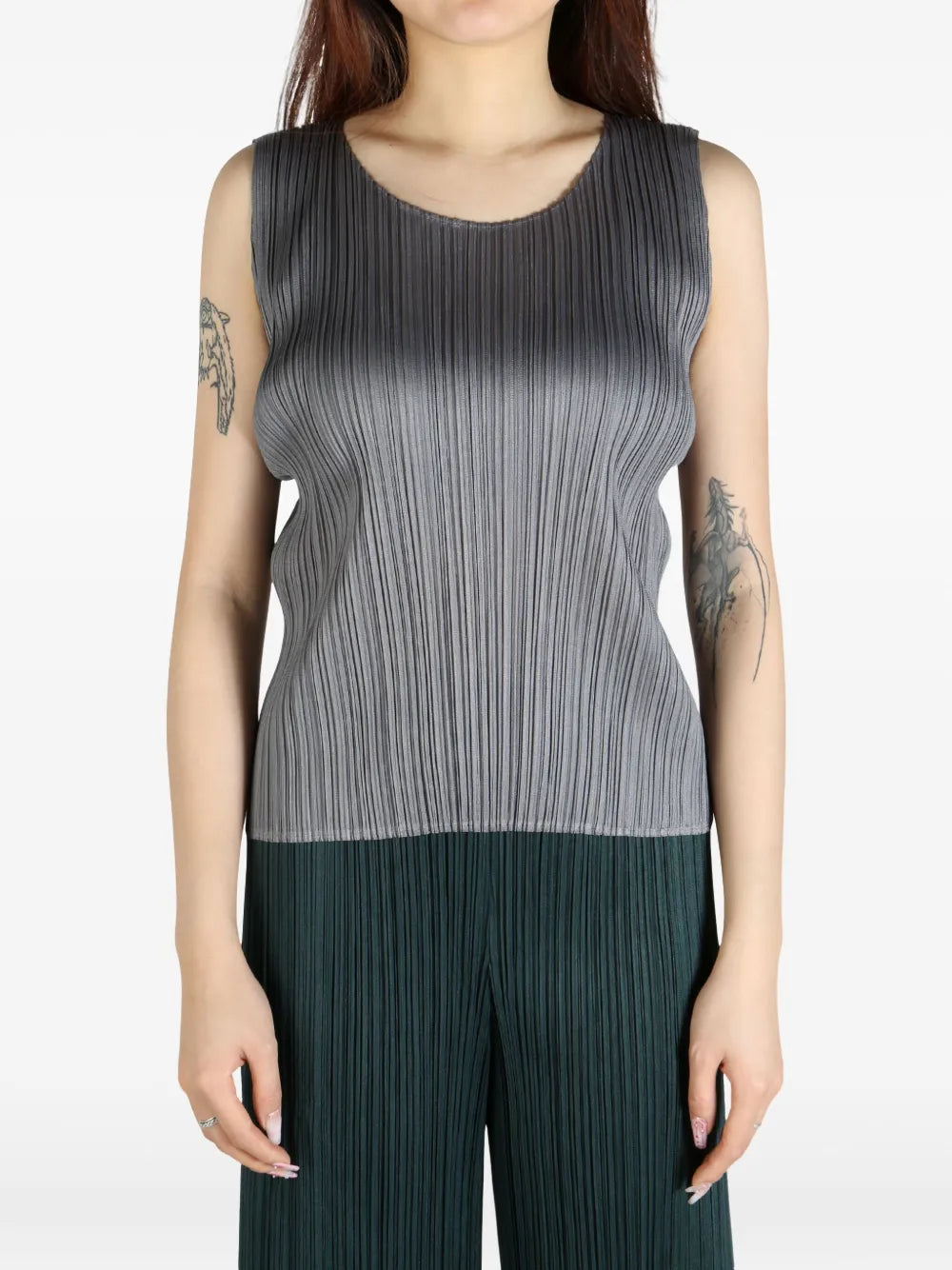 Pleated Tank Top