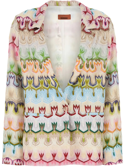 Embroidered Blazer