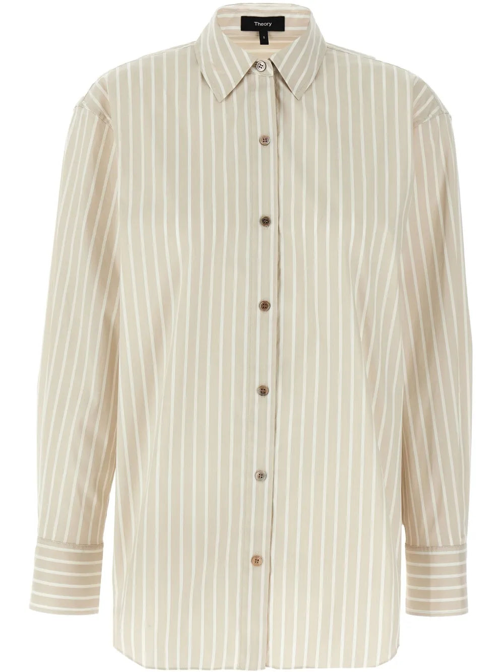 Striped Button-Up Shirt