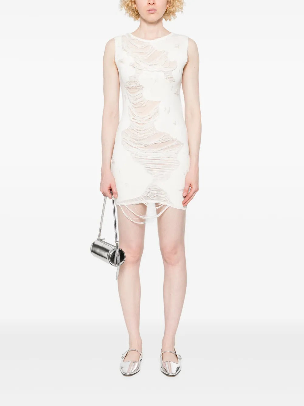 Distressed Mini Dress