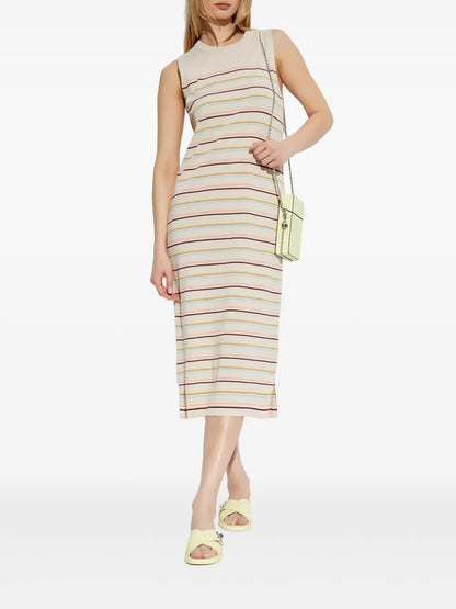 Striped Midi Dress