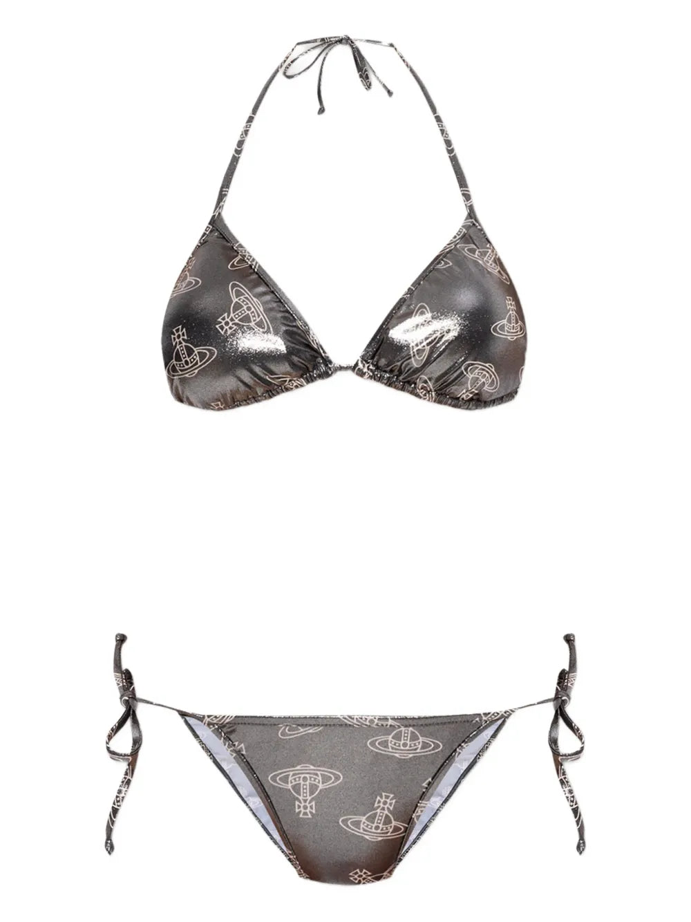 Orb-Print Bikini Set