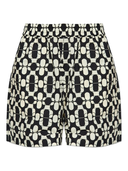 Geometric-Pattern Shorts