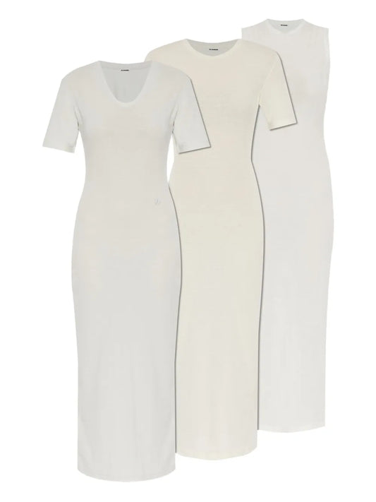 Cotton Midi Dress (Pack Of Three)