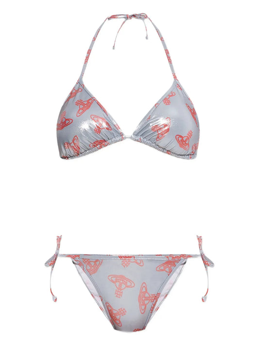 Orb-Print Bikini Set