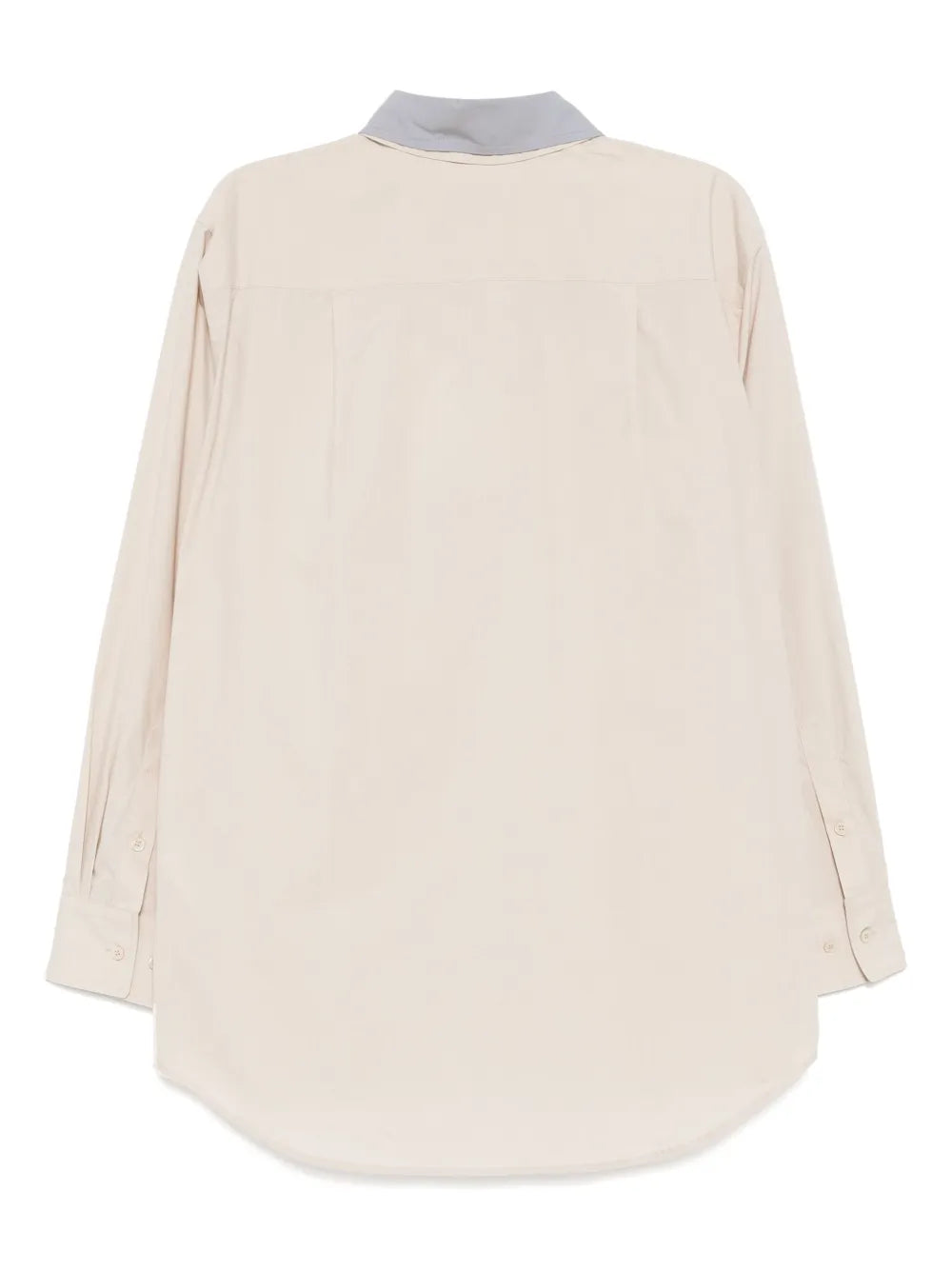 Contrast Double-Collar Shirt