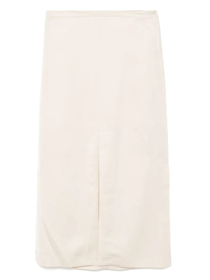 Long Front-Slit Skirt