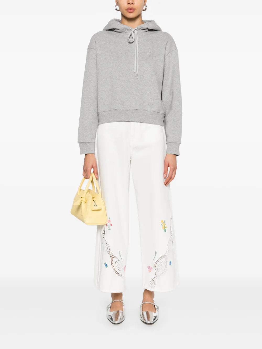 Logo-Embroidered Hoodie