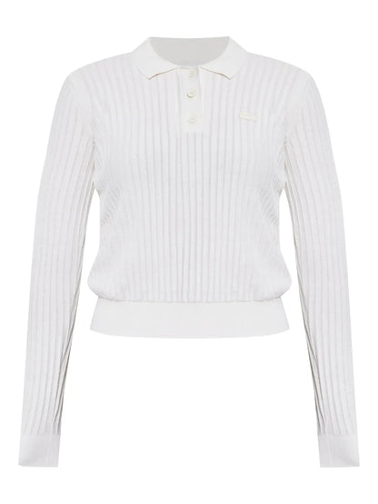 Long Sleeve Polo Top