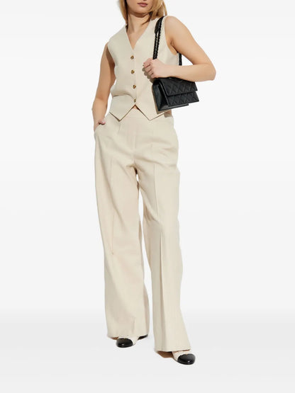 Straight-Leg Trousers