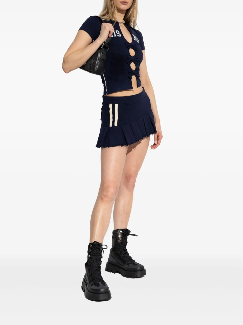 Logo-Patch Mini Skirt