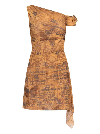 Printed Mini Dress
