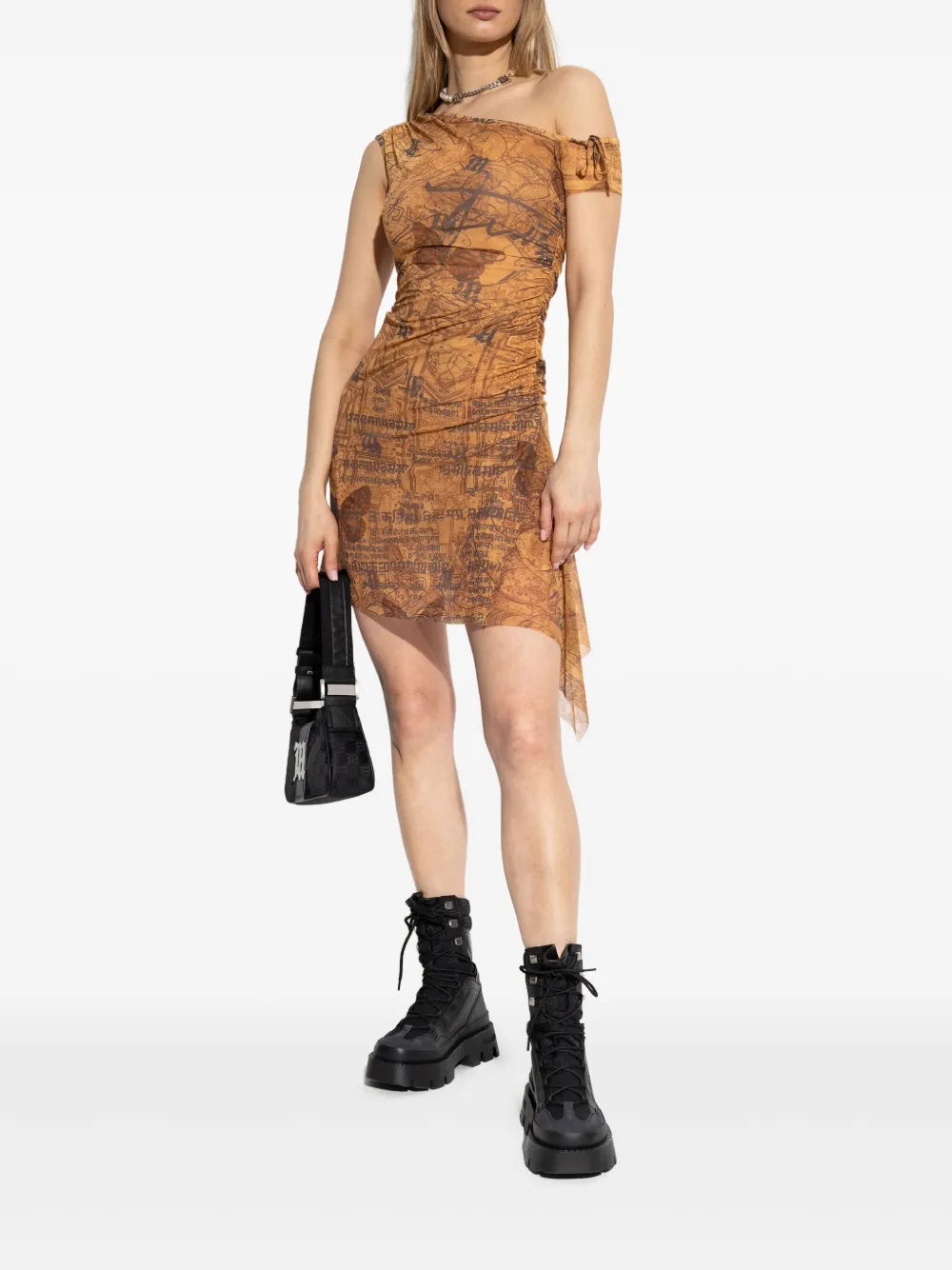 Printed Mini Dress
