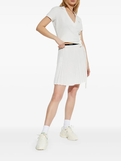 Wrap-Style Polo Top