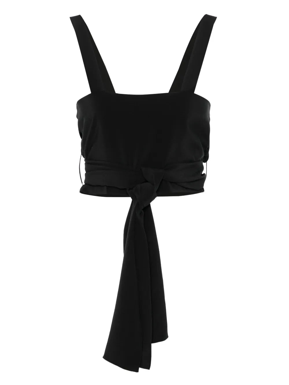 Crepe De Chine Cropped Top