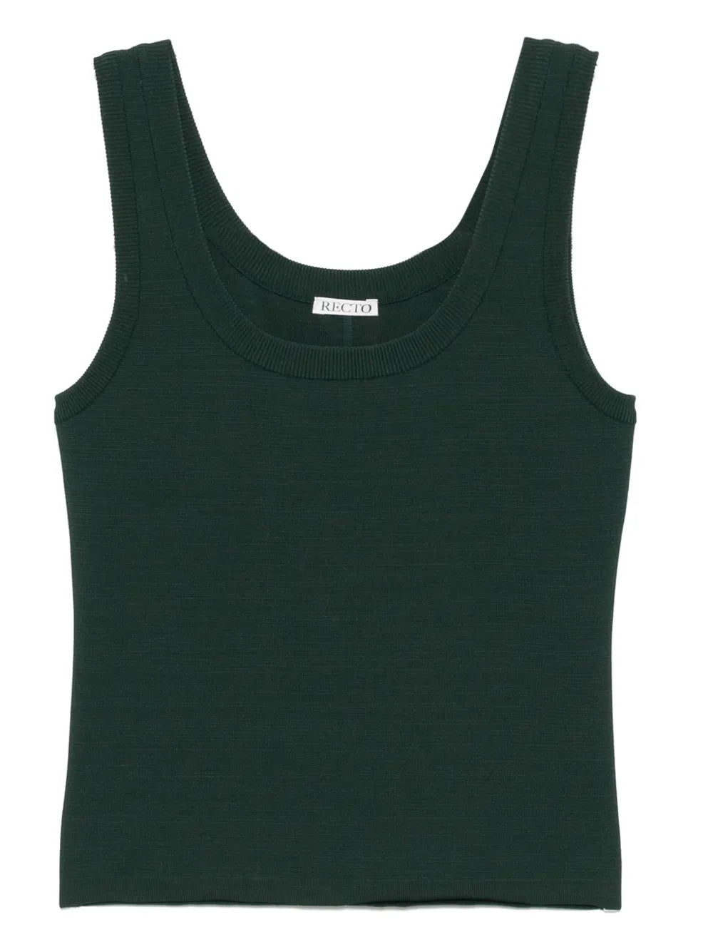 Knitted Scoop-Neck Top