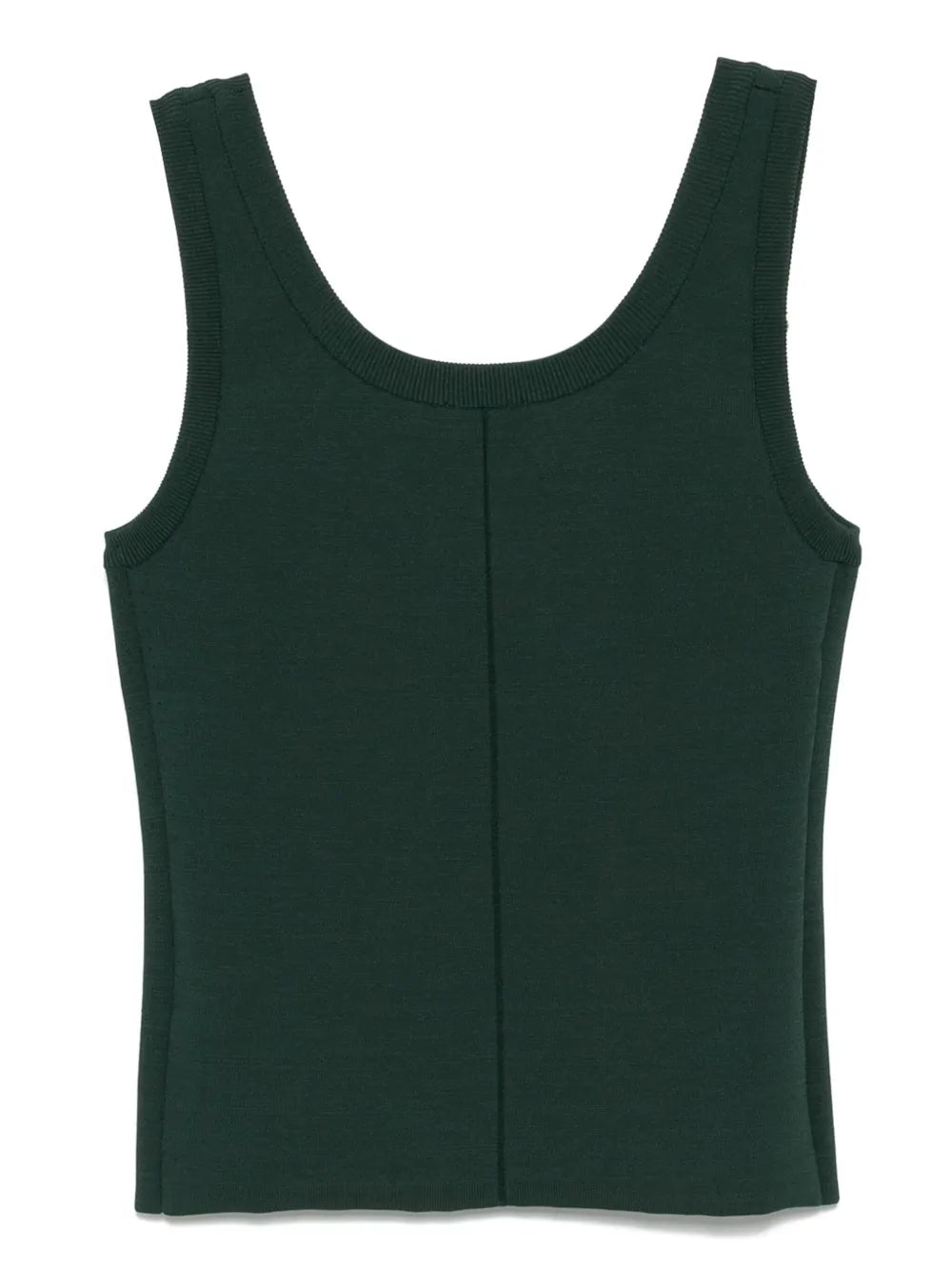 Knitted Scoop-Neck Top