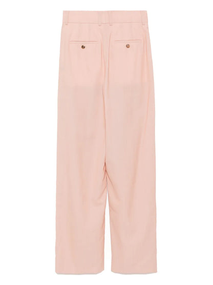 Double Pleated Wide Pants