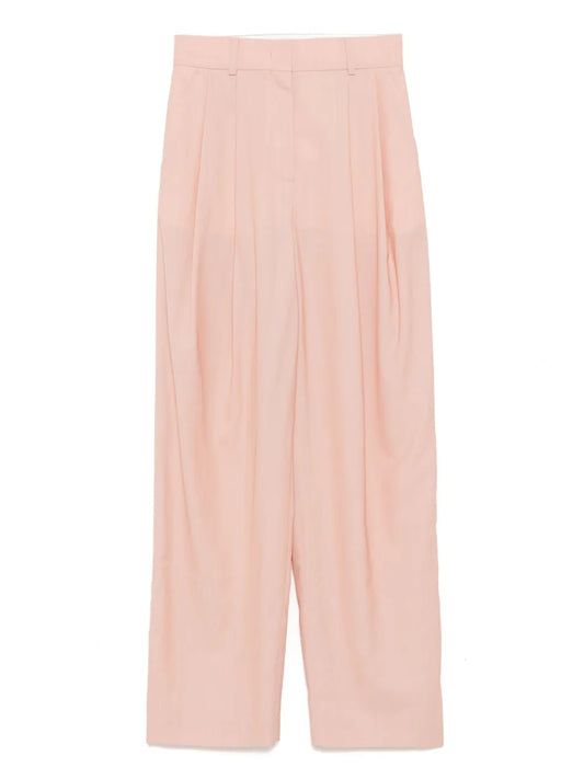 Double Pleated Wide Pants