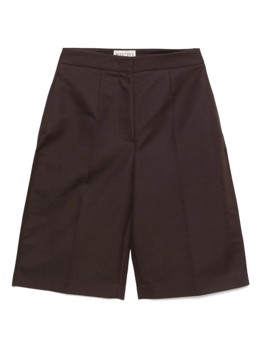 Pleat Detail Shorts